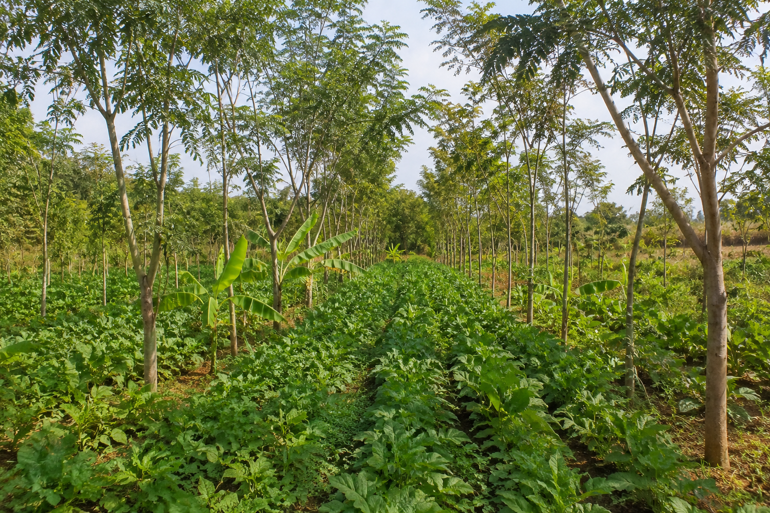 Tracking Agroforestry From Nursery Sapling to Third-Year Survival