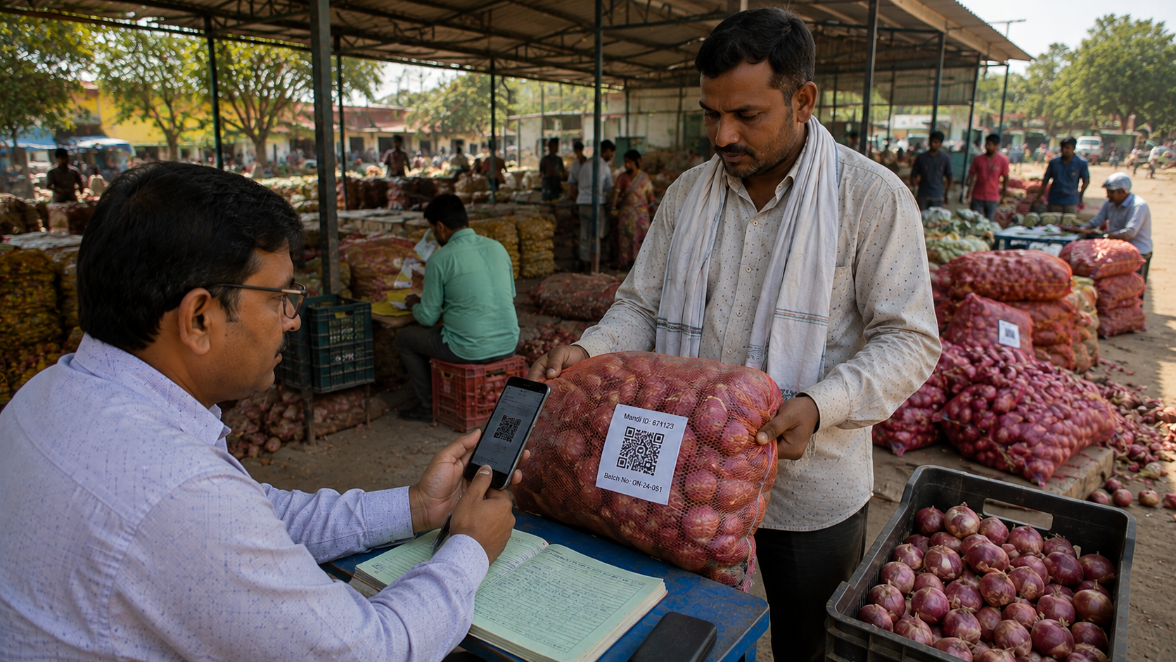 QR-Based Digitisation of Mandi and Village-Level Procurement