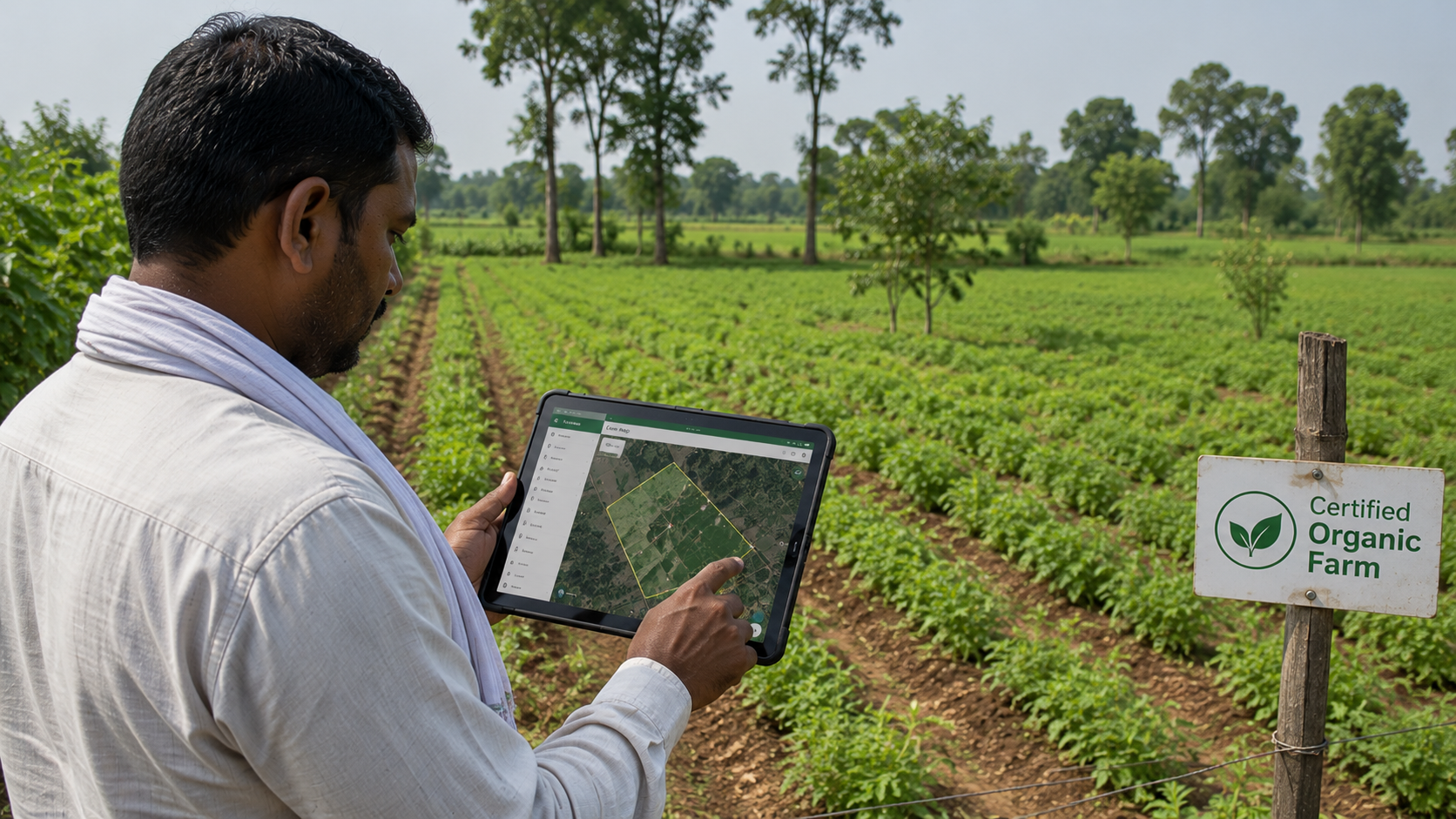 Geo-Mapped Evidence for Organic Certification and Farm Monitoring