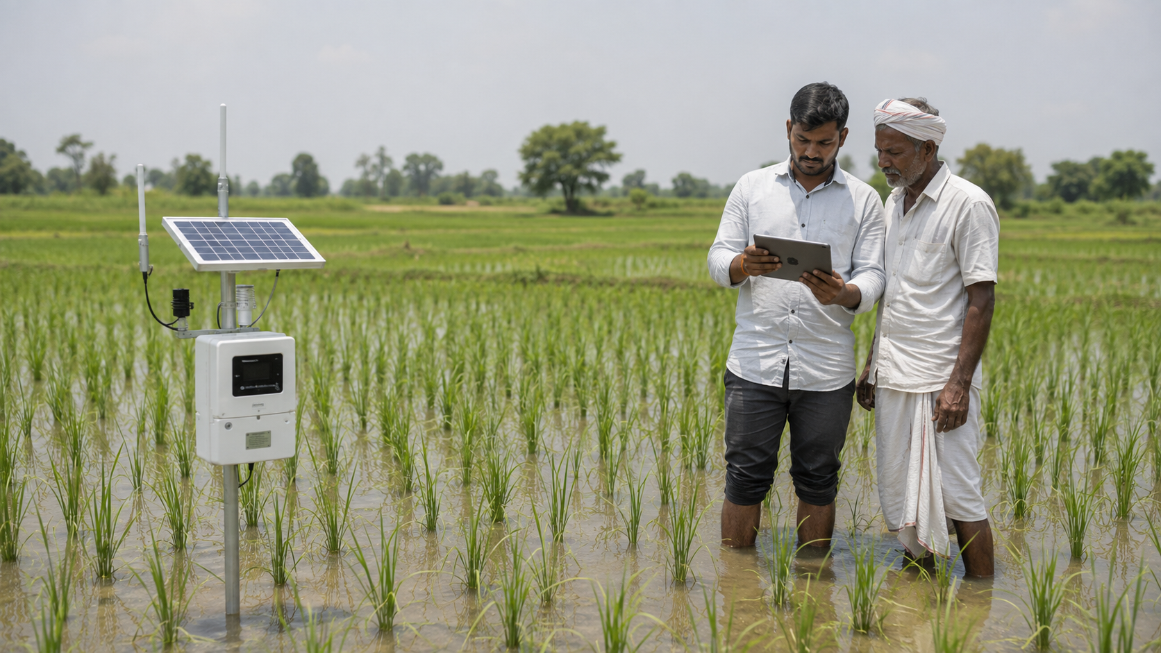 Digital MRV for Rice Methane Reduction Through Alternate Wetting and Drying