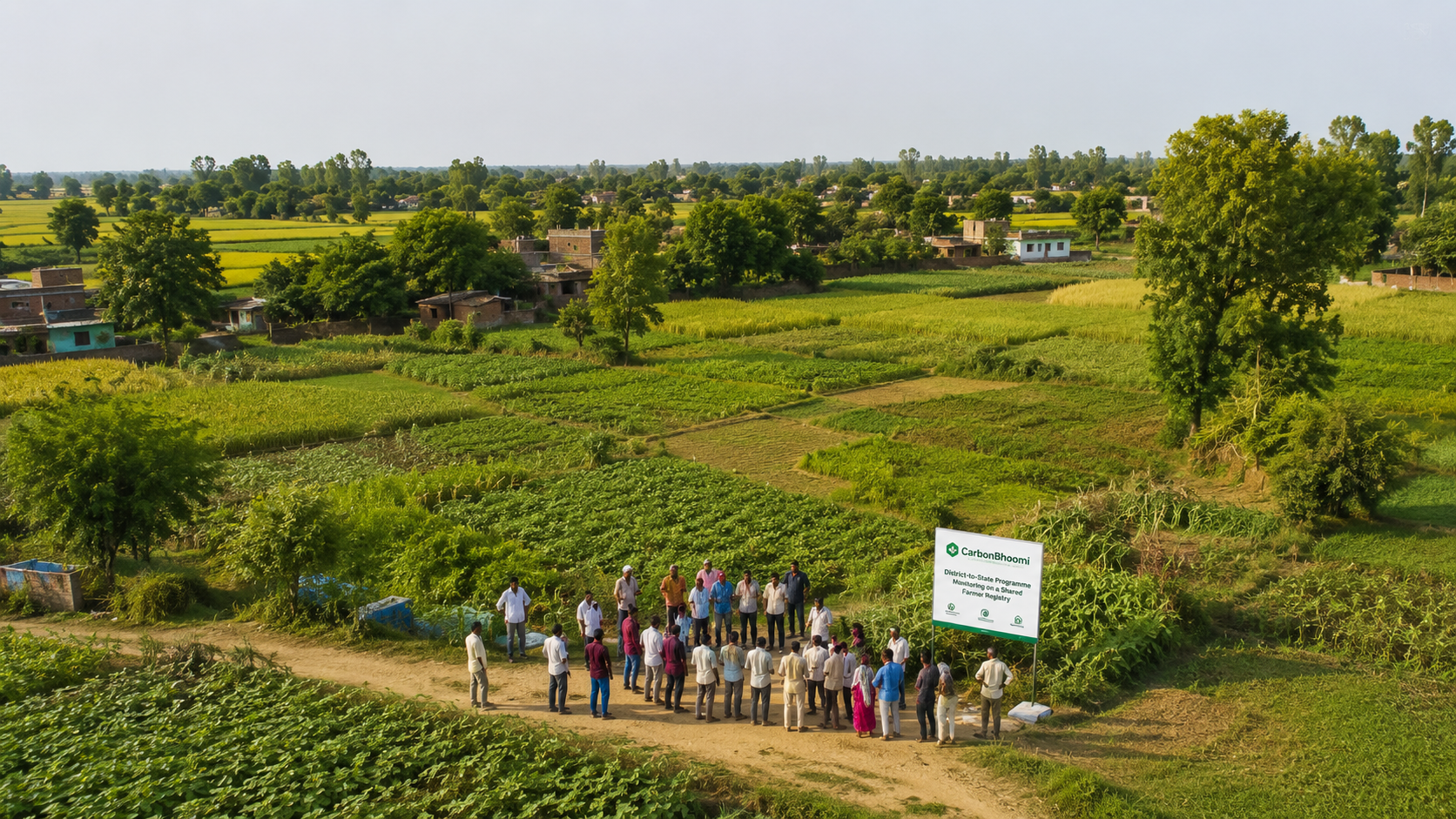District-to-State Programme Monitoring on a Shared Farmer Registry